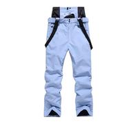 XUCZHAI Pantaloni da Sci Invernali Uomo e Donna Snowboard Caldi Traspiranti Impermeabili Antivento Bianchi for Sport sulla Neve(Deep blue02,S)