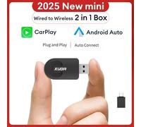 XUDA 2025 Wireless CarPlay Android Auto Adattatore Wireless Smart Mini Box Plug And Play WiFi Connessione Rapida Universale Per Nissan