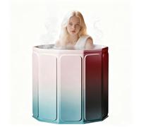 XUDREZ Vasca Da Bagno per Ghiaccio O Idromassaggio Pieghevole Da 80 cm, Per Uso Domestico Bambini Adulti, Vasca Da Portatile in Stagno, Comoda Vasca Da Bagno Autoportante