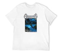 Xue Fu Rong Amorphis Tales from The Thousand Lakes T-Shirt ! Relapse Records T-Shirt Whites