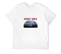 Xue Fu Rong Knight Rider Classic Retro Movie TV Series T-Shirt Men's Tee Gift T-Shirt Whites