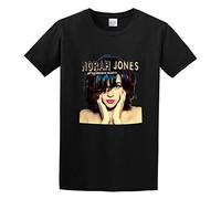 Xue Fu Rong Norah Jones Little Broken Hearts Concise Body Sculpting Street Printing City T-Shirt Black XL