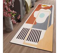 XUEDNGM Passatoia Corridoio Tappeti da Cucina 85 x 100 cm Astratto, Lungo, Antiscivolo, Lavabile, Morbido, Moderni Tappeto Cucina Passatoia Tappeti Runner per Corridoio, E