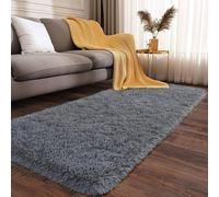 XUEDNGM Tappeto a Pelo Tappeto per Soggiorno 170 x 200 cm Morbido e Morbido, Antiscivolo, Lavabile, Durevole Tappeto Moderno Salotto Moderno Tappeto Camera da Letto per Camera, Grigio
