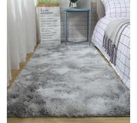 XUEDNGM Tappeto Camera da Letto Tappeto Moderno 160 x 200 cm Monocolore Design Moderno Lavabile, Antiscivolo, Morbido Tappeto Casa Moderni Tappeto Salotto Moderno Peluche, Grigio Chiaro