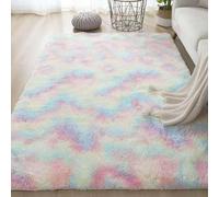 XUEDNGM Tappeto Camera da Letto Tappeto Morbido 130 x 140 cm Monocolore Design Moderno Lavabile, Antiscivolo, Morbido Tappeto Morbido a Pelo Lungo Tappeti Morbidi e Moderni, Sette Colori