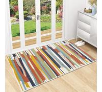 XUEDNGM Tappeto Passatoia Cucina Corridoio 100 x 130 cm Vari Colori e Misure, Morbido, Astratto, Antiscivolo, Lavabile Antiscivolo Tappeti Runner Tappeto da Cucina Lavabile, 5