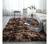 XUEDNGM Tappeto per Soggiorno Tappeti Camera da Letto 180 x 250 cm Morbida, Soffici, Antiscivolo, Lavabile Fino, Unicolore Tappeto Moderno per Soggiorno Tappeti Salotto Shaggy, Marrone
