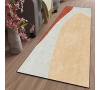 XUEDNGM Tappeto Runner Tappeto Corridoio 45 x 190 cm Facile da Pulire,Superficie Morbida,Pelo Corto, Astratto Passatoia Corridoio, Tappeti Camera da Letto, C