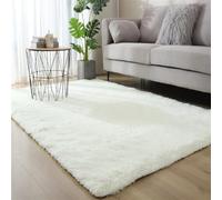 XUEDNGM Tappeto Salotto Moderno Tappeto Pelo Lungo 250 x 300 cm Unicolore Lavabile Morbido, Soffici, Antiscivolo, Moderno Moderno Tappeti Imitazione della Pelliccia Tappeti, Bianco