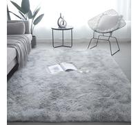 XUEDNGM Tappeto Salotto Moderno Tappeto Salotto 135 x 195 cm Unicolore Lavabile Morbido, Soffici, Antiscivolo, Moderno Tappeto Shaggy Tappeto da Soggiorno di Alta qualità, Grigio Acqua