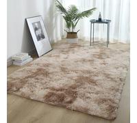 XUEDNGM Tappeto Salotto Pelo Tappeti Tappeto a Pelo Lungo 110 x 210 cm Unicolore Lavabile Morbido, Soffici, Antiscivolo, Moderno Tappeto Morbido e Soffice per La Camera da Letto, Beige