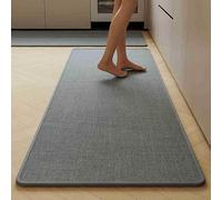 XUEHMIN Zerbino Ingresso Interno Varie Misure e Colori 20x65cm Grigio | Zerbino D'Ingresso Interno Assorbe L'Acqua E Raccoglie Lo Sporco Per Pavimenti In Piastrelle E Legno