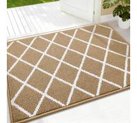 XUEHMIN Zerbino Tappeto Robusto Antiscivolo 85x155cm Cachi | Tappeto Ingresso Interno Antiscivolo E Super Assorbente Per Cucina, Cane, Porta E Corridoio