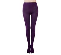 XUEJIANN Leggings da donna in cotone - in pile, da donna, foderati, collant termici, taglie forti, spessi, in lana, da corsa, invernali, per ragazze, Lilla, S