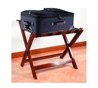 XUELOMZ Portavaligie Pieghevole in Legno con Schienale, nessun Montaggio richiesto, portavaligie per Camera da Letto, Camera degli Ospiti, in Legno, 60 cm di Lunghezza x 50 cm di