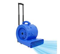 XUEMANSHOP Mighty Centrifugal Air Mover, 750 W, ventilatore a pavimento con 3 angoli di soffiaggio, timer, 3 marce, distanza dal vento 3-5 m, per tappeti, pavimenti, mobili, finestre (blu)