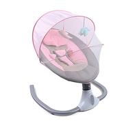 XUEMANSHOP Passeggino elettrico per bambini, con 4 impostazioni di velocità, con lettore mp3, telecomando, pieghevole, rimovibile e lavabile (rosa)