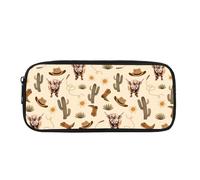 xueneige Astuccio Highland Cow astuccio leggero con scomparti per il materiale scolastico