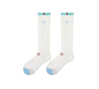 xueneige Calze a compressione per la circolazione al ginocchio corsa ciclismo viaggio palestra Calze vintage Y2K Colour Clash 4 paia/1 paio