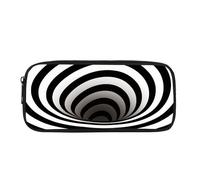 xueneige Divertente astuccio 3D Visual Vortex per ragazzi e ragazze astuccio leggero con illusioni ottiche e scomparti per la cancelleria scolastica