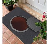 xueneige Tappeto Illusione Ottica 50 x 80cm Velluto Di Cristallo Zerbino Ingresso Interno Effetto 3D Cool Eleva Il Charme Dell'ingresso Combina Confort Morbido E Visuals Marcanti Per Uso Quotidiano