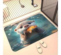 xueneige Tappeto Illusione Ottica 50 x 80cm Velluto Di Cristallo Zerbino Ingresso Interno Effetto 3D Cool Eleva Il Charme Dell'ingresso Combina Confort Morbido E Visuals Marcanti Per Uso Quotidiano