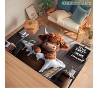 xueneige Tappeto Illusione Ottica 50 x 80cm Velluto Di Cristallo Zerbino Ingresso Interno Effetto 3D Cool Eleva Il Charme Dell'ingresso Combina Confort Morbido E Visuals Marcanti Per Uso Quotidiano