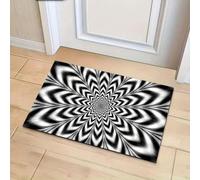 xueneige Tappeto Illusione Ottica 50 x 80cm Velluto Di Cristallo Zerbino Ingresso Interno Effetto 3D Cool Eleva Il Charme Dell'ingresso Combina Confort Morbido E Visuals Marcanti Per Uso Quotidiano