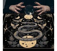 xueneige Tovaglia divinatoria Albero della vita Astrologia Tovaglia con carte dei tarocchi Tovaglie per altari Accessori per giochi divinatori Decorazioni da appendere alla parete