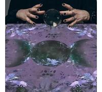 xueneige Tovaglia divinatoria Albero della vita Astrologia Tovaglia con carte dei tarocchi Tovaglie per altari Accessori per giochi divinatori Decorazioni da appendere alla parete