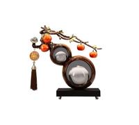 XUEQIZHENG Decorazione della Stanza, Ornamento di Cachi a Forma Zucca Cristallo: Un Oggetto Decorativo Buon auspicio for Il Soggiorno e L'Ufficio