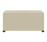 XUEQXUE Copertura Tavolo Esterno Copertura Protettive 40 x 60 x 40 cm Impermeabile Resistenza Ai Raggi UV Antivento, Copertura Tavolo da Giardino Telo, per Mobili da Giardino, Beige