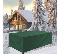 XUEQXUE Quadrato Resistente allo Strappo Copertura Tavolo 60 x 130 x 60 cm Anti-UV Impermeabile Resistente allo Strappo, Coprimobili da Giardino Impermeabili, per Mobili da Giardino, Verde