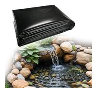 XUEXIAOH Telo Laghetto 1750 x 2200 cm Resistente Rivestimento per Laghetto Nero Stabile Ai Raggi UV per Laghetti, Laghetti, Giardini Acquatici, Fontane, Nero