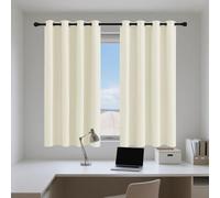XUEXIAOH Tende Soggiorno Moderne Termiche 148 x 183 cm Opaca Termica Isolante Tende Termiche, Finestre per Camera da Letto e Cameretta Bambini, Beige