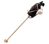 XUEYEGONGJI Cavalli da Bastone, Giocattolo per Cavallo Hobby con Suoni, Cavallo Hobby su Un Bastone Nero, 39 Cavalli Alto Alto su Un Bastone, Peluche per Cavalli Giocattolo