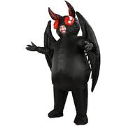 XUEYEGONGJI Costume da falena di Halloween, Costume Gonfiabile Divertente per Adulti, Tuta Gonfiabile in Poliestere con soffiatore, Costumi di Halloween per Feste, Gioco di Ruolo