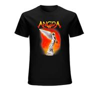 XUEYUYOULAN Angels Cry by Angra Classic Old School Bra Power Prog Metal Unisex T-Shirt Printed Tee Graphic Top Men Black Shirt M