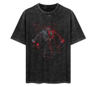 XUEYUYOULAN Bloodborne Unisex T-Shirt Printed Tee Graphic Top Men Black Shirt XXL