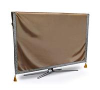 XUEZHEN Copri Tv da Esterno Copertura TV Pure Protezione resistente alle intemperie Proteggi Plasma Televisione Tavolo Televisore per cuscino(Brown,52 inch)