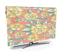 XUEZHEN Copri Tv da Esterno Stampa TV impermeabile, a prova di olio e coperchio, stampa lusso, resistente alle intemperie protezione della al plasma(Red,52inch)