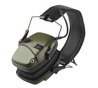 XUFHSEO Cuffie antirumore elettroniche con amplificazione del suono, protezione acustica for attività all'aperto(HL-Y-Green)