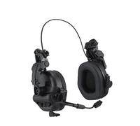 XUFHSEO Cuffie antirumore F30, cuffie for casco, protezioni acustiche elettroniche, for la caccia con riduzione attiva del rumore(F30-E-Black)