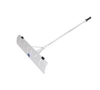 XUFHSEO Rastrello da Neve for tetti, Strumento di rimozione Estensibile in Lega Alluminio con Due Ruote, for vialetti, Gocce Foglie bagnate in casa