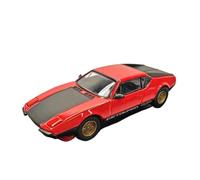 XUFQRAN Esposizione in miniatura Kit Da Collezione Modello Pressofuso Per Auto De Tomaso Pantera 1972 In Scala 1:64 Ornamenti Statici Collezione di veicoli simulati