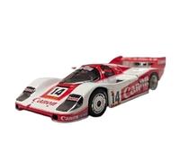 XUFQRAN Esposizione in miniatura Kit Di Simulazione Pressofusa Per Auto In Lega Porsche 956 Del 1983 Scala 1:43 Ornamenti Da Collezione Statici Collezione di veicoli simulati