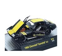 XUFQRAN Esposizione in miniatura Kit Di Simulazione Statica Per Auto In Lega Chevrolet Corvette Scala 1:64 Ornamenti Da Collezione Collezione di veicoli simulati