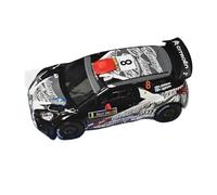 XUFQRAN Esposizione in miniatura Kit Modello Auto In Lega Pressofusa In Scala 1:43 Per Citroën DS3 WRC 2011 Ornamenti Da Collezione Statici Collezione di veicoli simulati