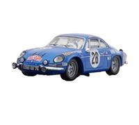 XUFQRAN Esposizione in miniatura Kit Modello Auto In Lega Pressofusa In Scala 1:43 Per Renault A110 WRC 1971 Ornamenti Da Collezione Statici Collezione di veicoli simulati